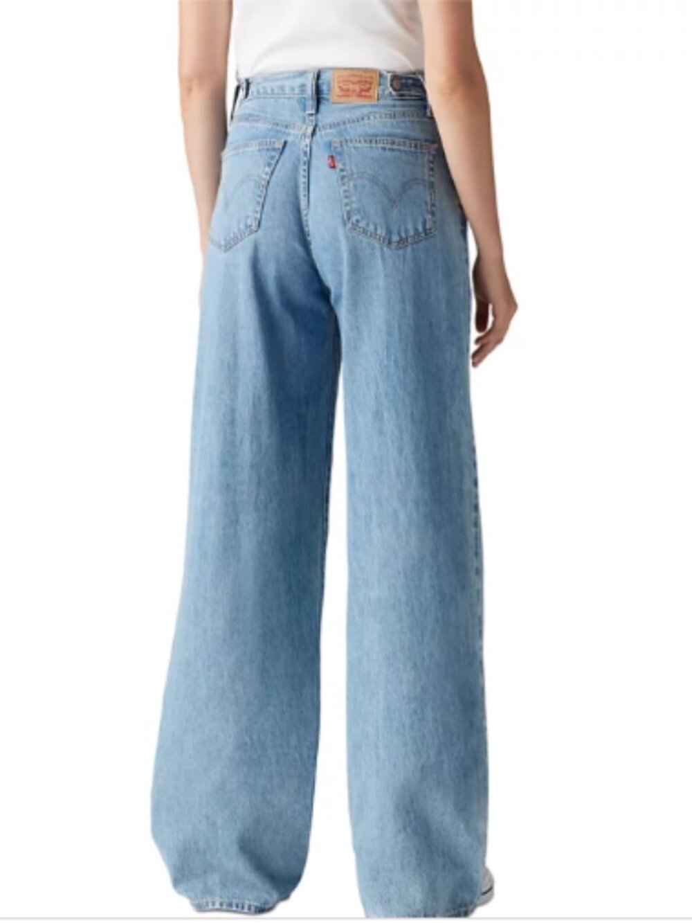 Levi's Cinch Baggy Jeans 31x31 High Rise Straight Wide Leg 100% Cotton Crop 31